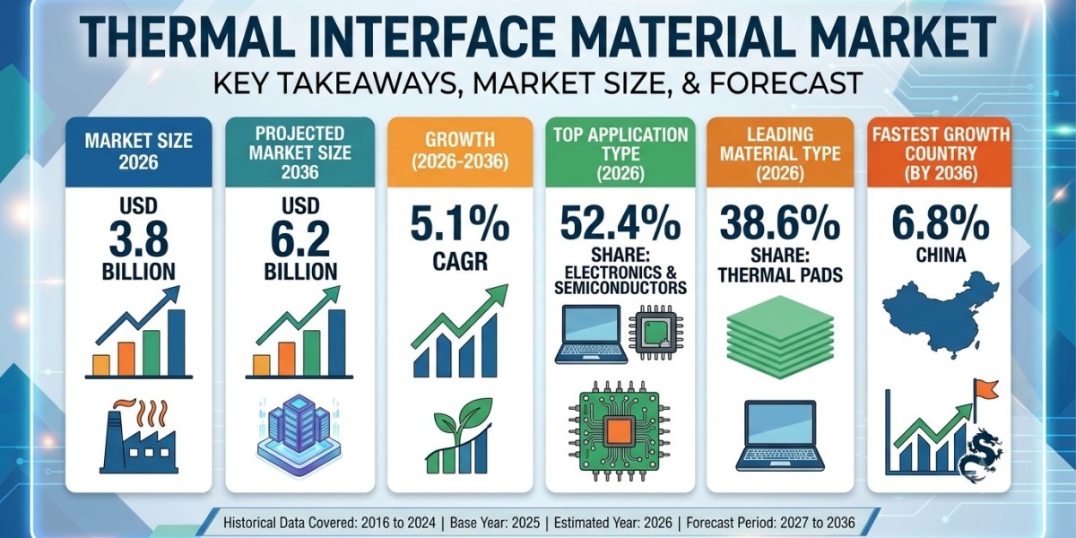 Thermal Interface Materials Market Forecast 2026–2036: Market Expansion Driven by Electronics Minisaturization