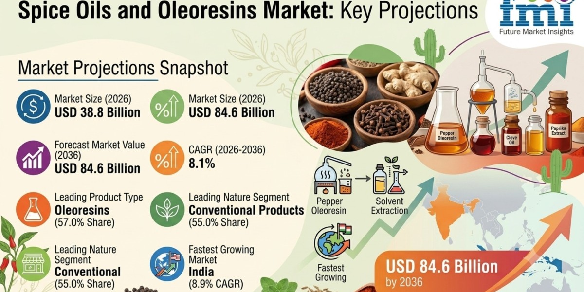 Spice Oils and Oleoresins Market to Reach USD 84.6 Billion by 2036